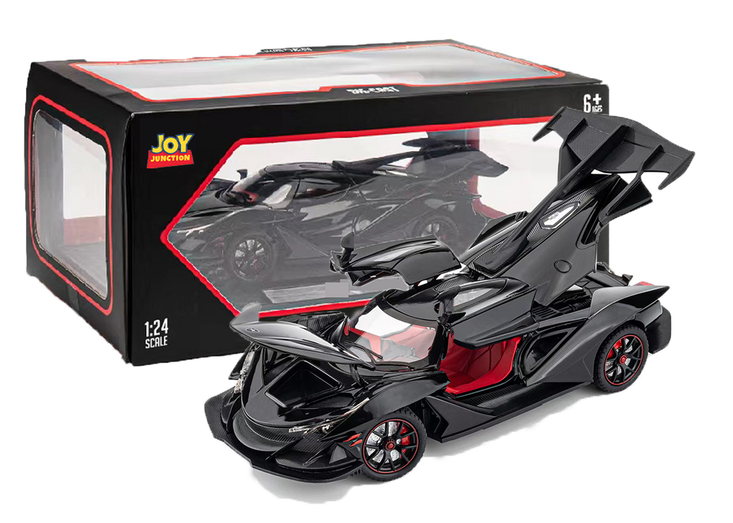 Apolloo IE CZ161 1:24 Scale Die-cast Alloy Toy Car with Lights, Sound & Openable Doors