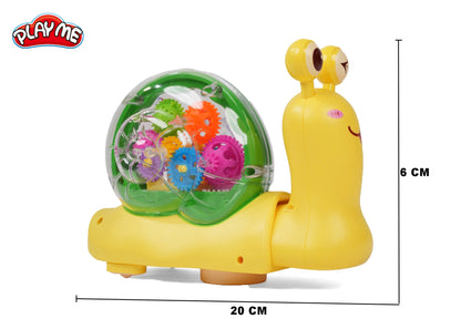 Moving Snail Gear Toy - 360° All Directions Interactive Robot