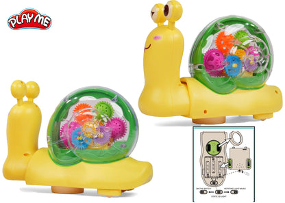 Moving Snail Gear Toy - 360° All Directions Interactive Robot