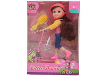 Diana Doll with Skate-Board & Accessories | Pretend Play Toy for Girls