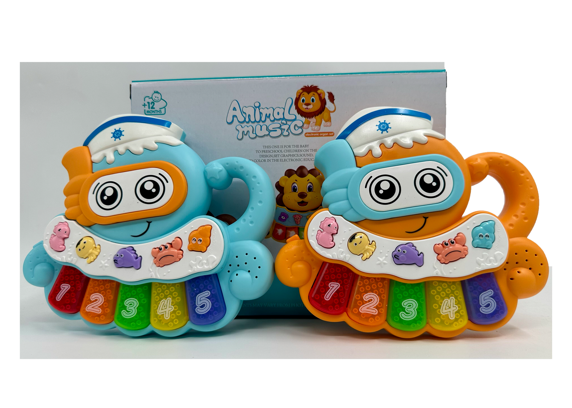 Octopus Musical Toy with LED Lights & Animal Sounds – Early Development Crawling Toy - Image 8