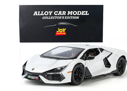 Lamborghini Daniel Street 1:24 Scale Alloy Metal Pullback Toy car with Openable Doors Light Music