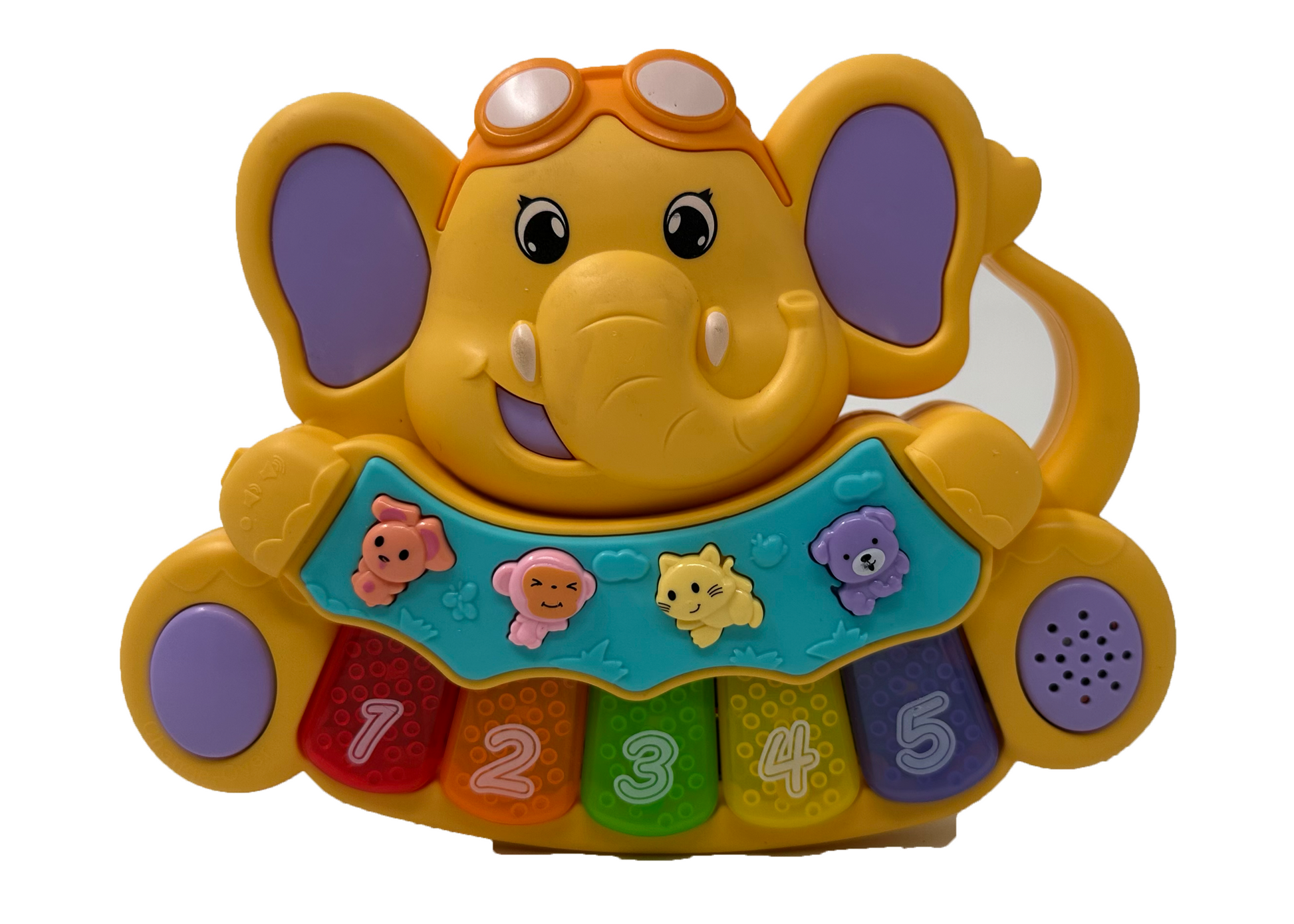 Elephant Musical Toy with LED Lights & Animal Sounds – Early Development Crawling Toy - Image 2