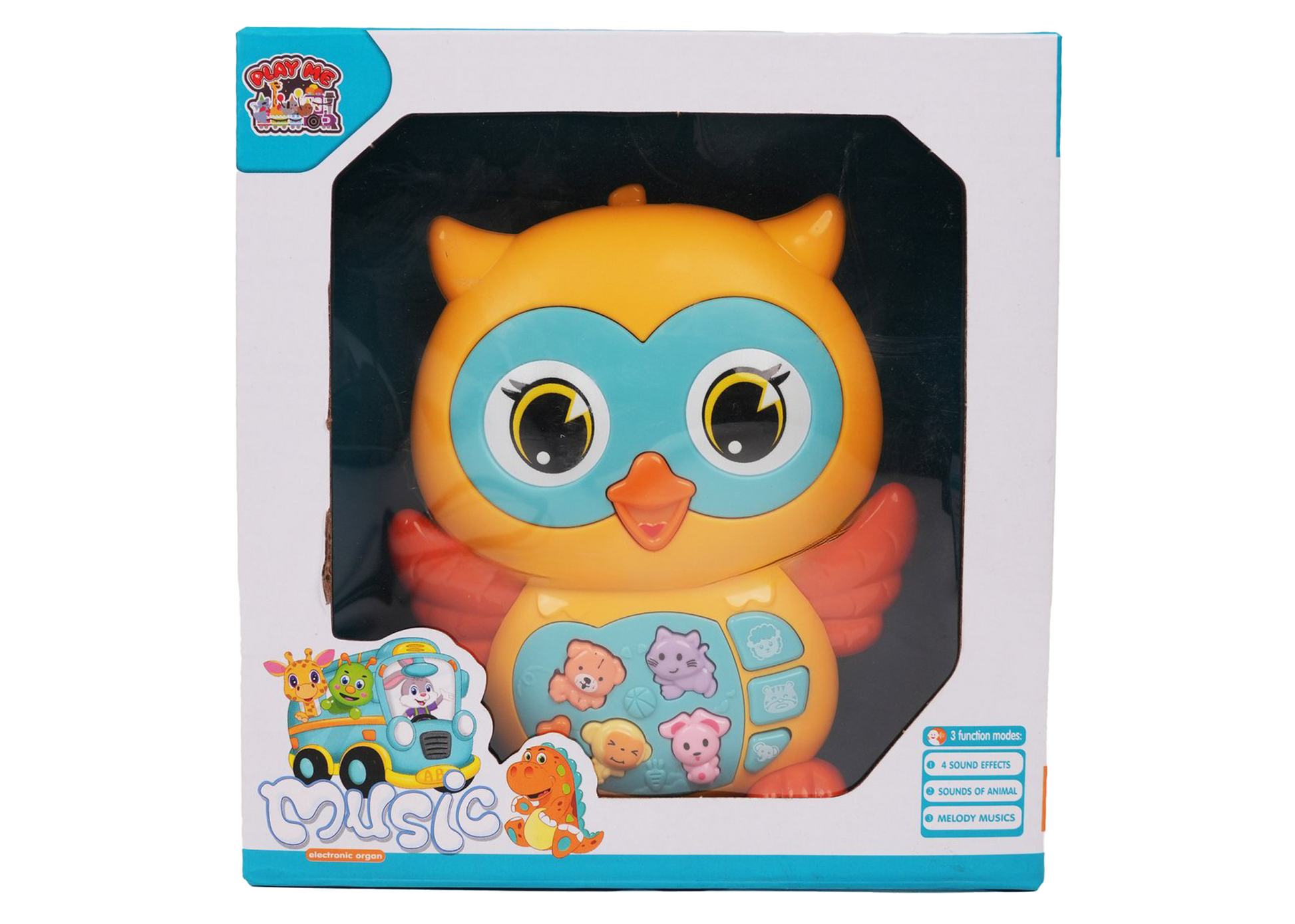 Owl Musical Toy with LED Lights & Animal Sounds – Early Development Crawling Toy - Image 7