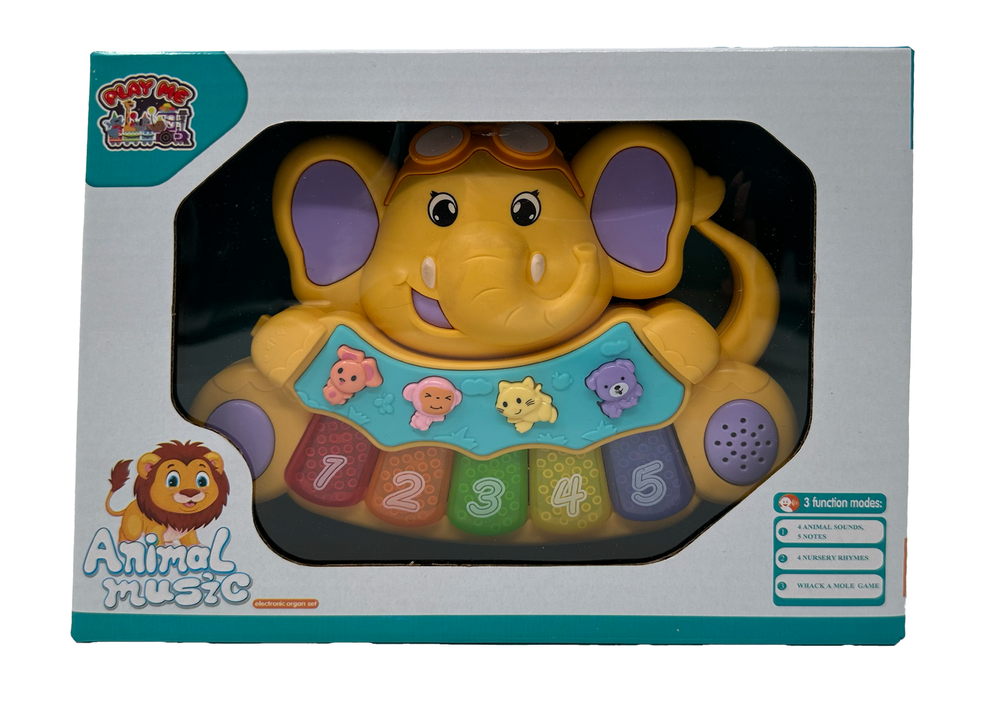 Elephant Musical Toy with LED Lights & Animal Sounds – Early Development Crawling Toy - Image 10