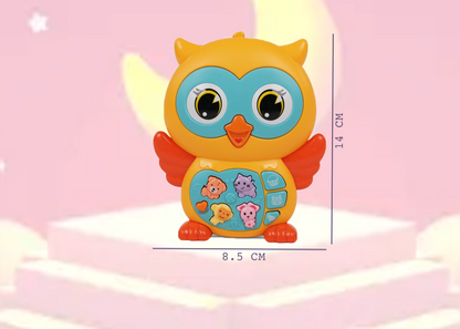 Owl Musical Toy with LED Lights & Animal Sounds – Early Development Crawling Toy - Image 8