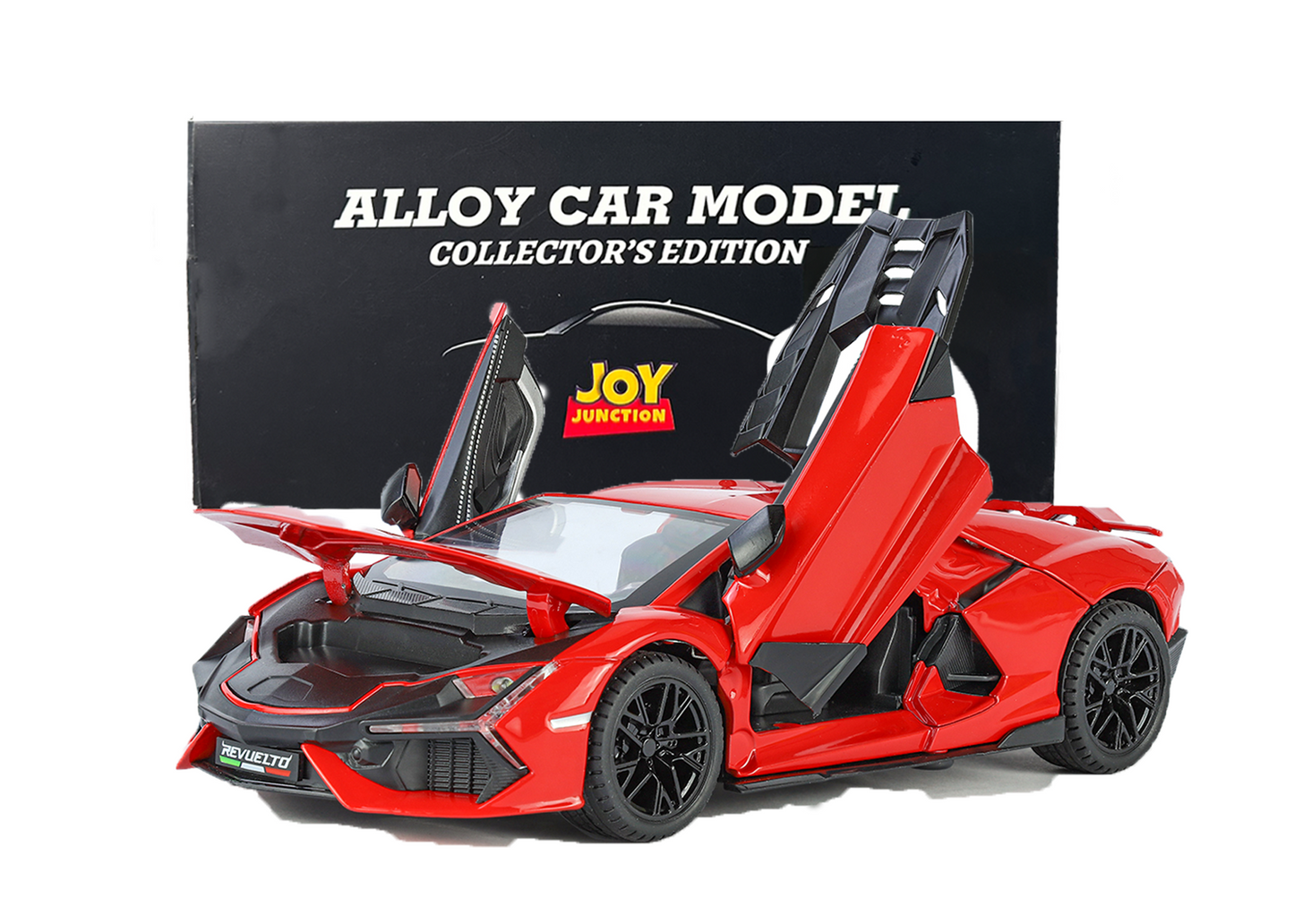 Lamborghini Daniel Street 1:24 Scale Alloy Metal Pullback Toy car with Openable Doors Light Music