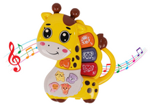 Giraffe Musical Toy with LED Lights & Animal Sounds – Early Development Crawling Toy - Image 1