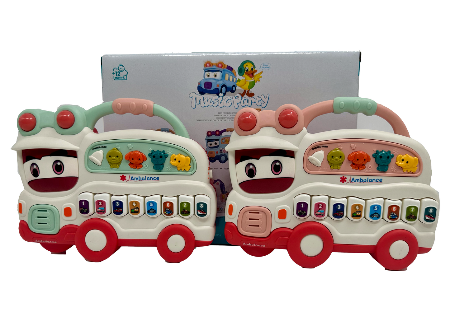 Ambulance Musical Toy – Crawling Learning Toy with LED Lights for Infants - Image 11