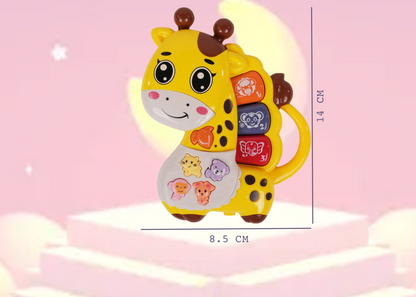 Giraffe Musical Toy with LED Lights & Animal Sounds – Early Development Crawling Toy - Image 7