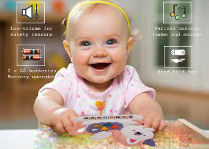 Unicorn Musical Toy with LED Lights & Animal Sounds – Early Development Crawling Toy - Image 7