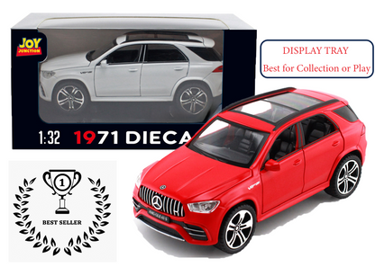 Mercadez Benz GLE G63 1:32 Scale Alloy Metal Pullback Toy car with Openable Doors Light Music