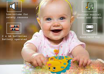 Dinosaur Musical Toy with LED Lights & Animal Sounds – Early Development Crawling Toy - Image 9