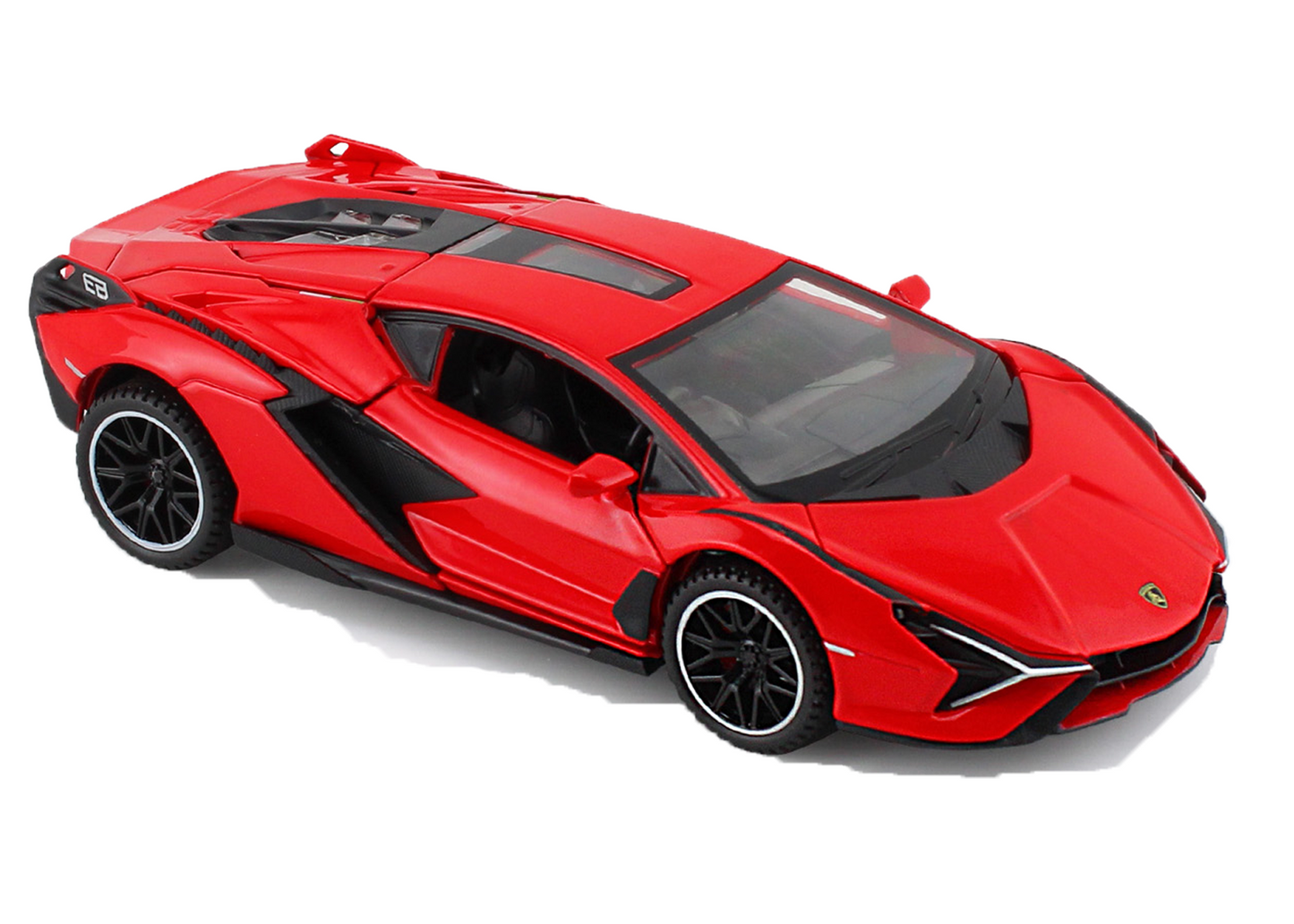 Lambhorgini SIAN Model Car Exclusive Alloy Metal Pull Back Die-cast Car Metal Pullback Toy car with Openable Doors Light Sound
