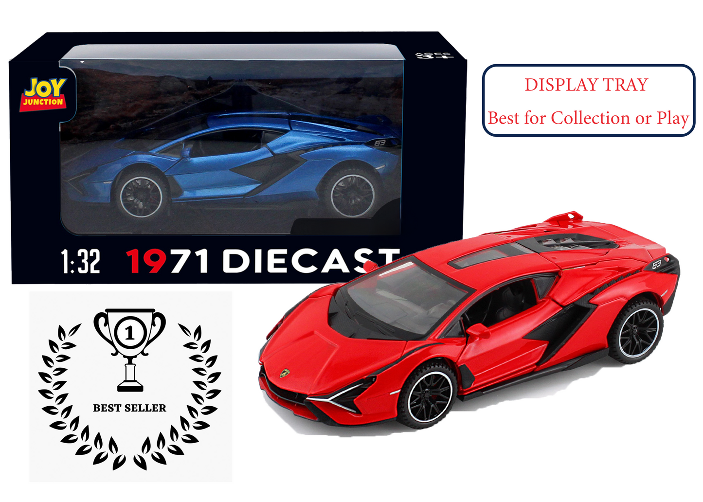 Lambhorgini SIAN Model Car Exclusive Alloy Metal Pull Back Die-cast Car Metal Pullback Toy car with Openable Doors Light Sound