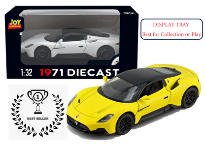 Mesarati MC20 1:32 Scale Alloy Metal Pull Back Toy car with Openable Doors Light Music