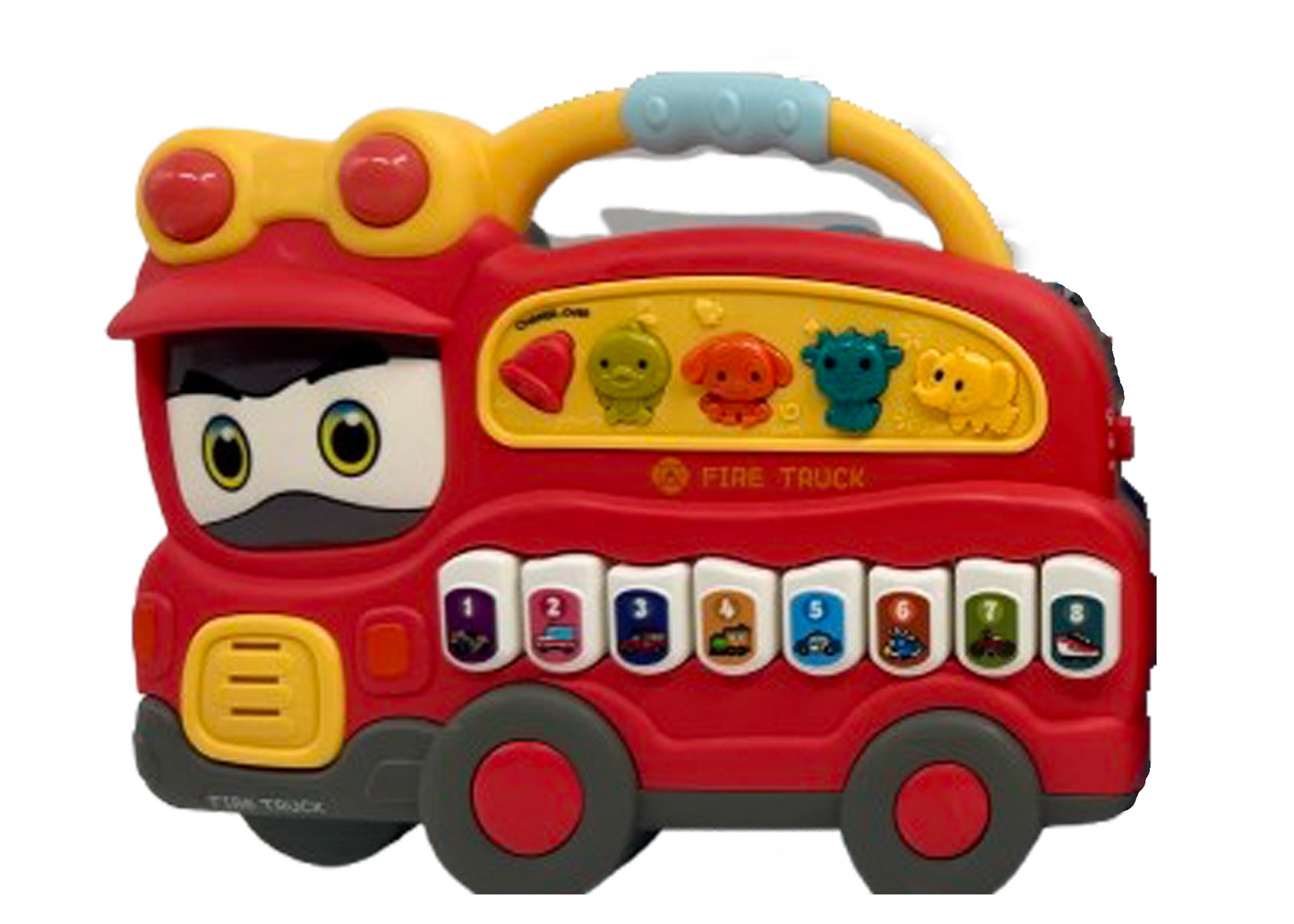 Fire Truck Musical Toy – Crawling Learning Toy with LED Lights for Infants - Image 2