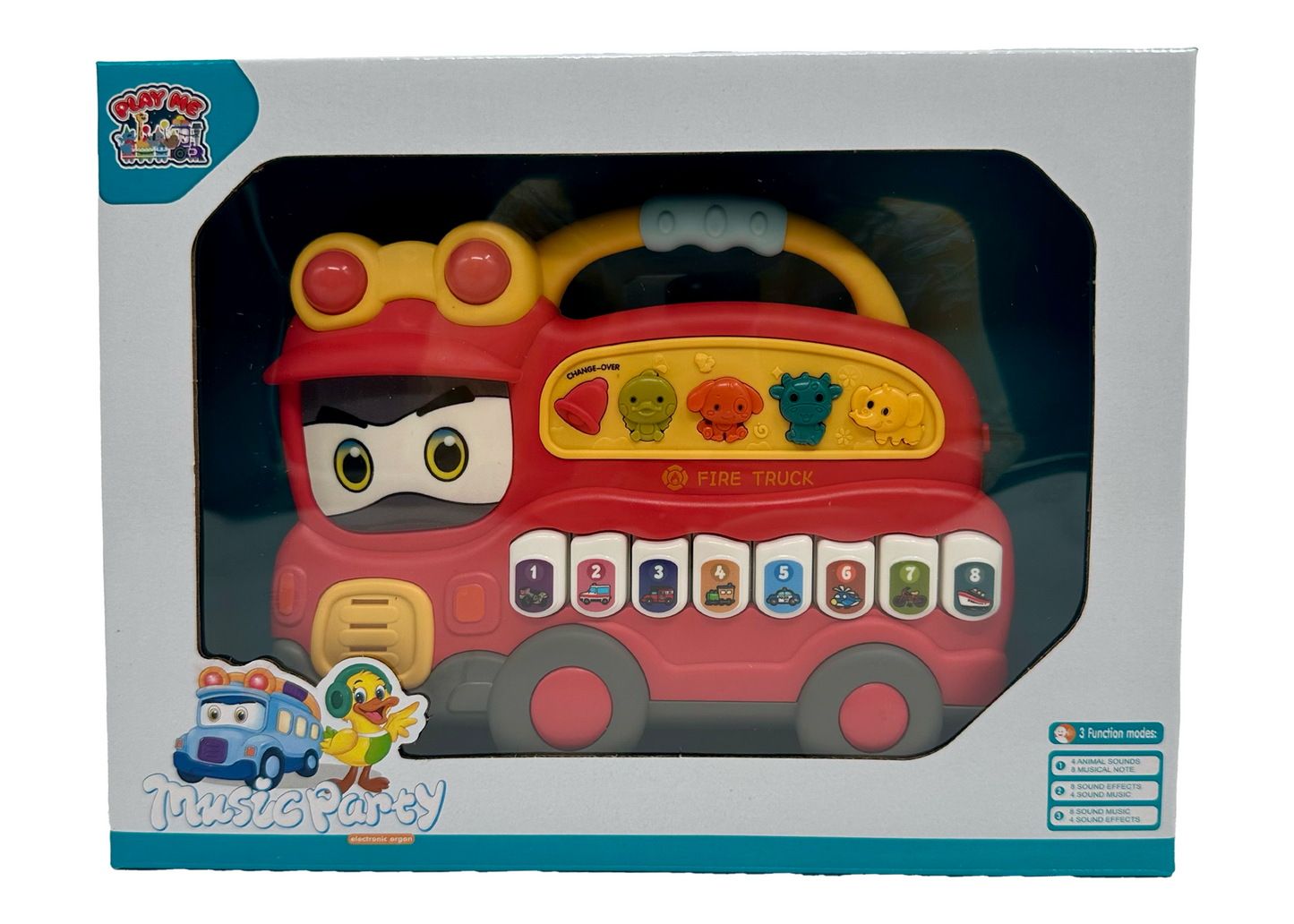 Fire Truck Musical Toy – Crawling Learning Toy with LED Lights for Infants - Image 9