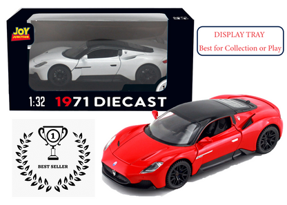 Mesarati MC20 1:32 Scale Alloy Metal Pull Back Toy car with Openable Doors Light Music