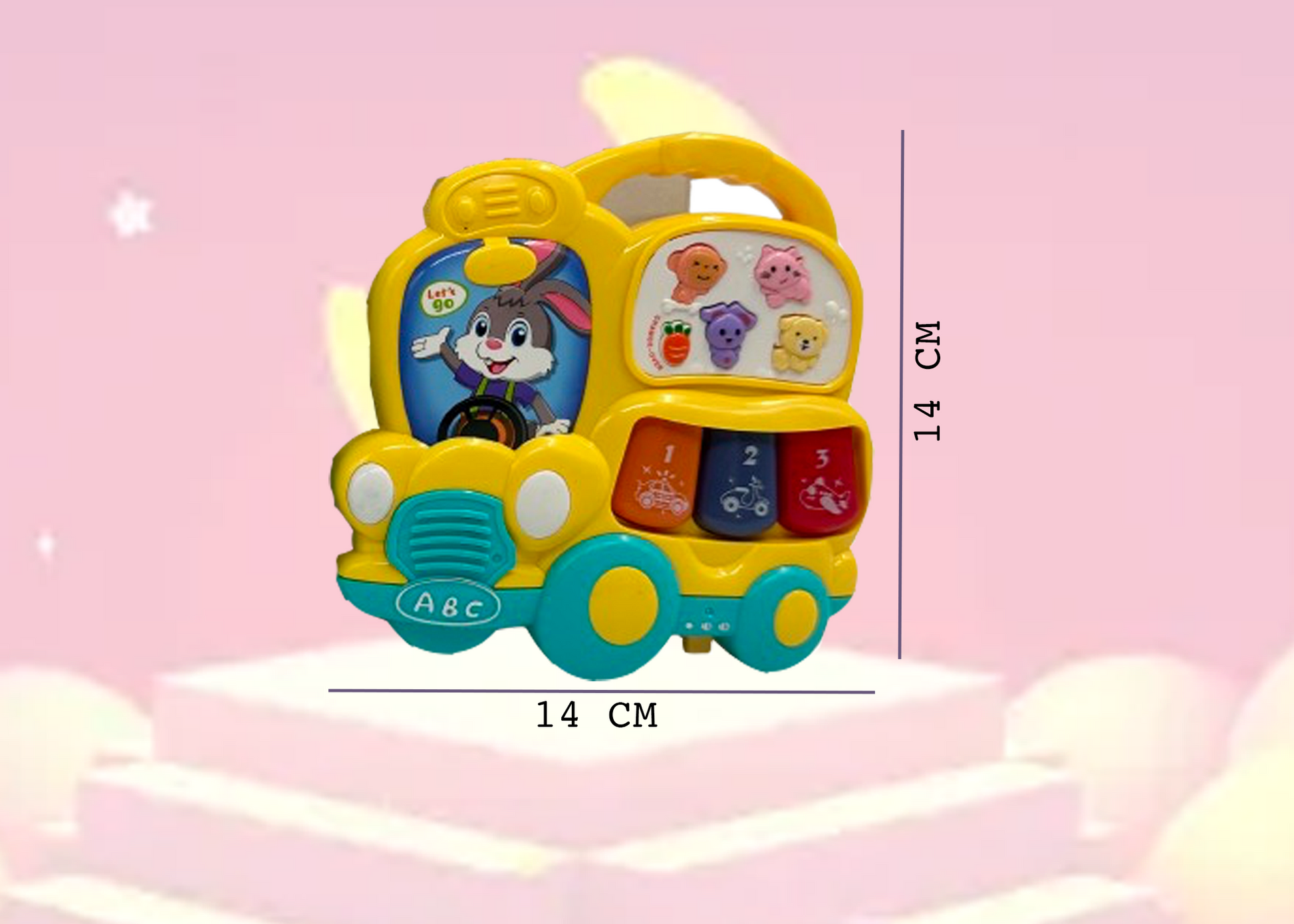 Cartoon Car Musical Toy – Crawling Learning Toy with LED Lights for Infants - Image 7