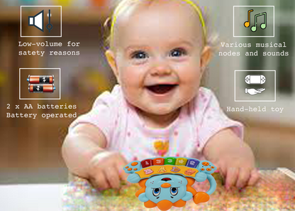 Lion Musical Toy with LED Lights & Animal Sounds – Early Development Crawling Toy - Image 10