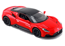 Mesarati MC20 1:32 Scale Alloy Metal Pull Back Toy car with Openable Doors Light Music