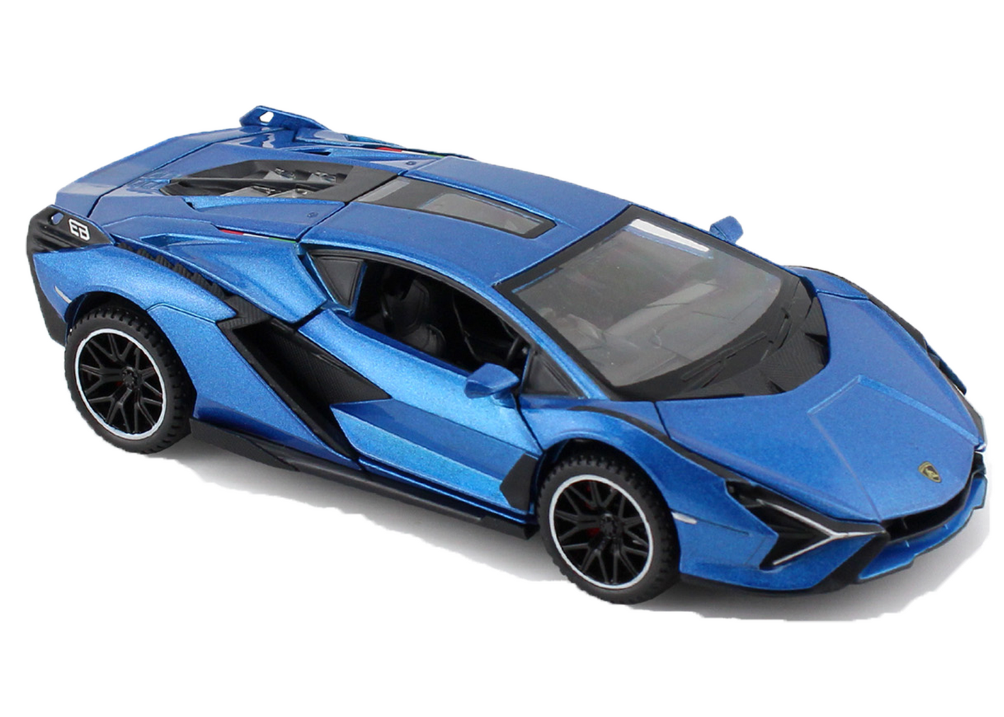 Lambhorgini SIAN Model Car Exclusive Alloy Metal Pull Back Die-cast Car Metal Pullback Toy car with Openable Doors Light Sound