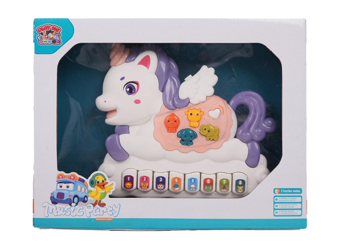 Unicorn Musical Toy with LED Lights & Animal Sounds – Early Development Crawling Toy - Image 8