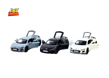 Audii R8 Diecast Car 1:32 Scale – Metal Model with Lights, Sound & Pull-Back Action