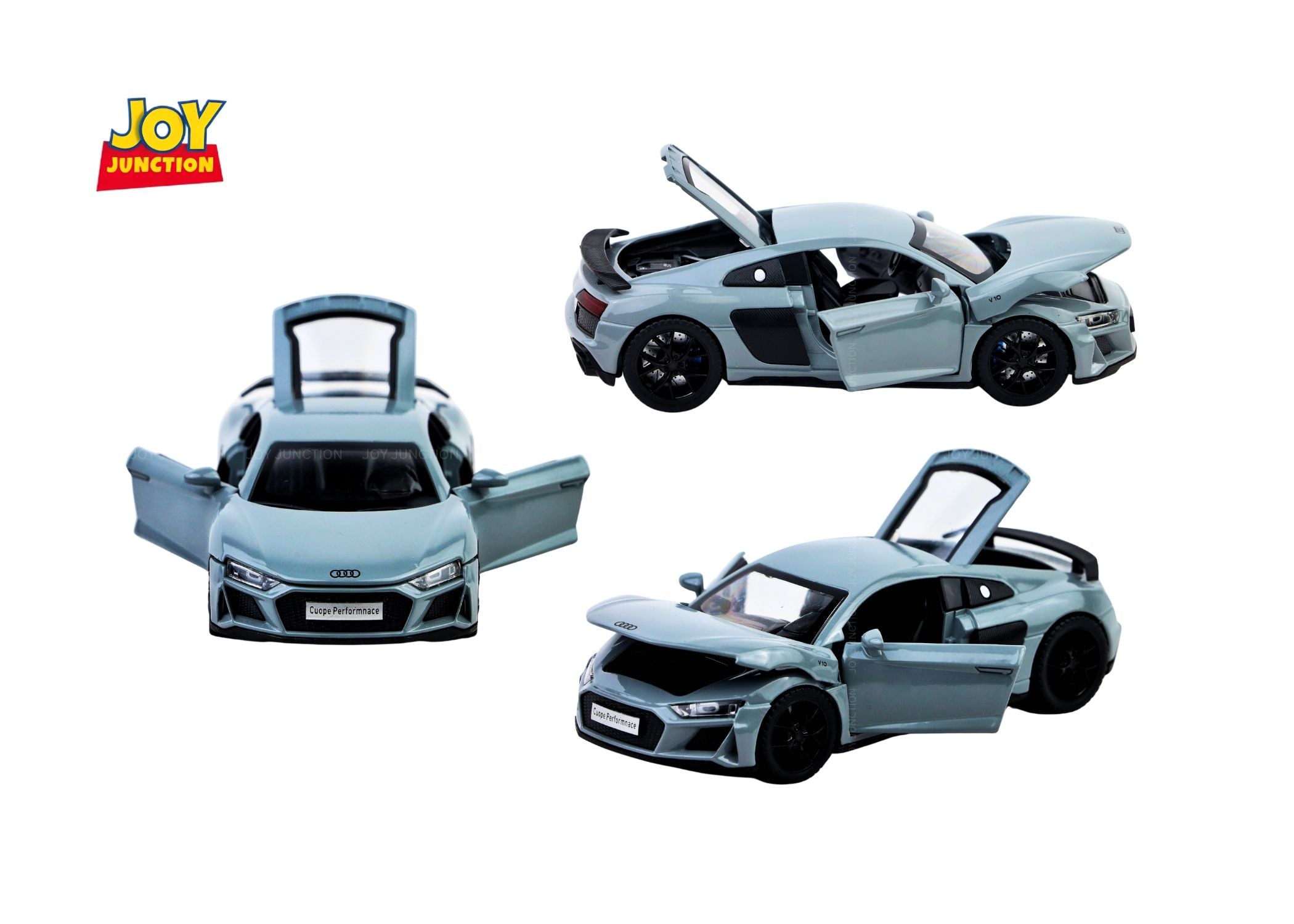 Experience the Audii R8 Diecast Car with Lights & Sound