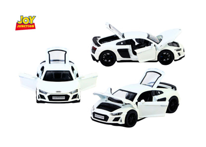 Audii R8 Diecast Car 1:32 Scale – Metal Model with Lights, Sound & Pull-Back Action