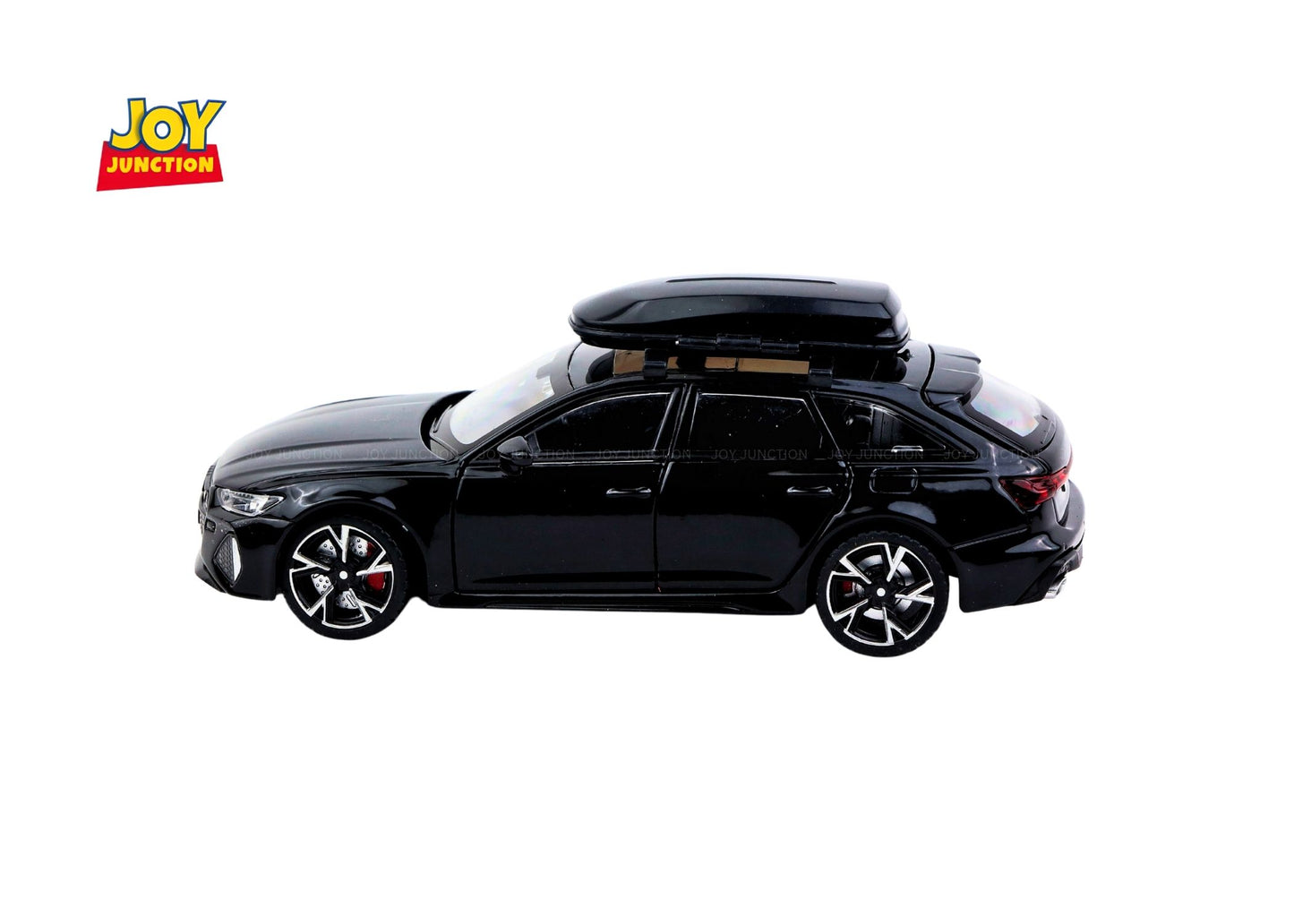 Audii RS-6 1:32 Scale Diecast Pull Back Toy Car with Openable Doors, Lights & Engine Sound