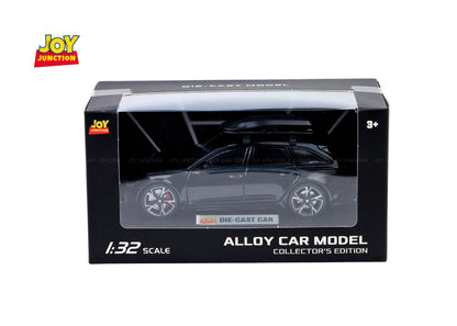 Audii RS-6 1:32 Scale Diecast Pull Back Toy Car with Openable Doors, Lights & Engine Sound