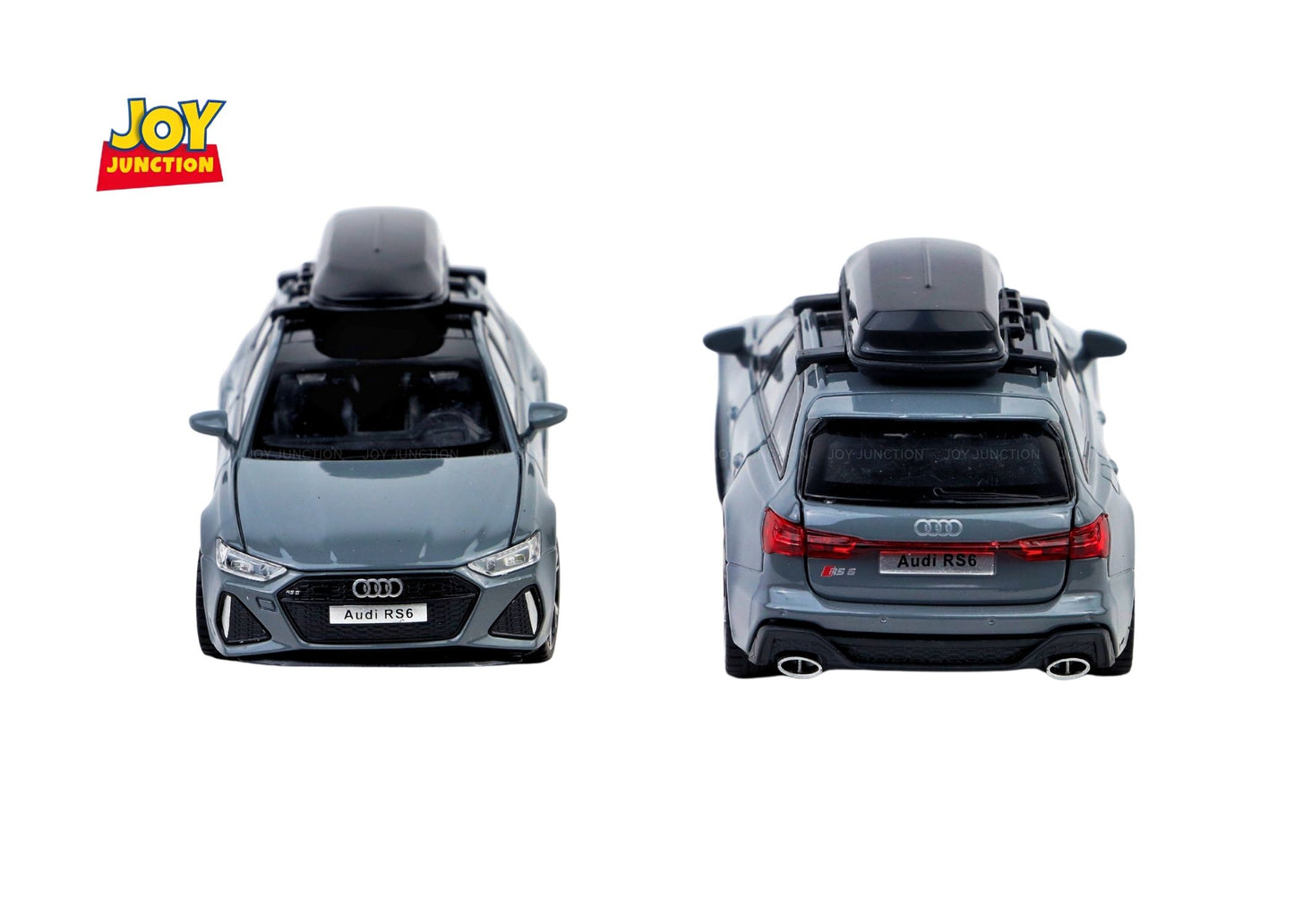 Audii RS-6 1:32 Scale Diecast Pull Back Toy Car with Openable Doors, Lights & Engine Sound