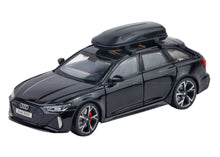 Audii RS-6 1:32 Scale Diecast Pull Back Toy Car with Openable Doors, Lights & Engine Sound