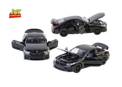 BWM M8 Diecast Car 1:32 Scale – Metal Model with Lights, Sound & Pull-Back Action