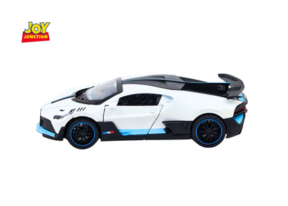Bugati Divo Metal Diecast Car 1:32 Scale – Metal Model with Lights, Sound & Pull-Back Action