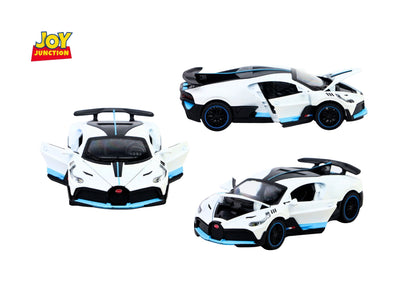 Bugati Divo Metal Diecast Car 1:32 Scale – Metal Model with Lights, Sound & Pull-Back Action