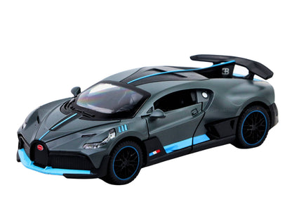 Bugati Divo Metal Diecast Car 1:32 Scale – Metal Model with Lights, Sound & Pull-Back Action