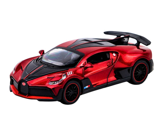 Bugati Divo Metal Diecast Car 1:32 Scale – Metal Model with Lights, Sound & Pull-Back Action