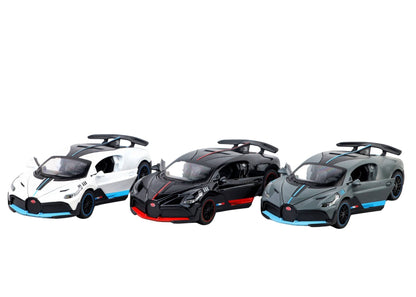Bugati Divo Metal Diecast Car 1:32 Scale – Metal Model with Lights, Sound & Pull-Back Action