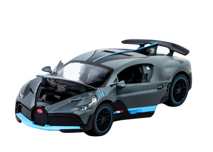 Bugati Divo Metal Diecast Car 1:32 Scale – Metal Model with Lights, Sound & Pull-Back Action