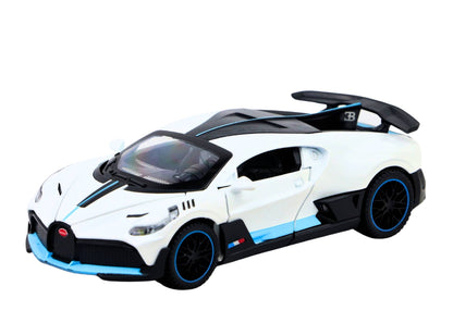 Bugati Divo Metal Diecast Car 1:32 Scale – Metal Model with Lights, Sound & Pull-Back Action