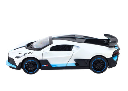 Bugati Divo Metal Diecast Car 1:32 Scale – Metal Model with Lights, Sound & Pull-Back Action