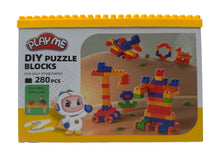 DIY Plastic Building Blocks Set 280 Pcs with Wheels and Table – Educational Toy for Kids