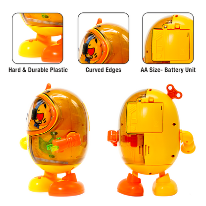 Mechanical Dancing Robo Cat - 360° Rotating Interactive Robot Toy