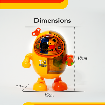 Mechanical Dancing Robo Cat - 360° Rotating Interactive Robot Toy