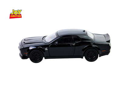 Dodgee Challengerr HellKat 1:32 Scale Diecast Pull Back Toy Car with Openable Doors, Lights & Engine Sound