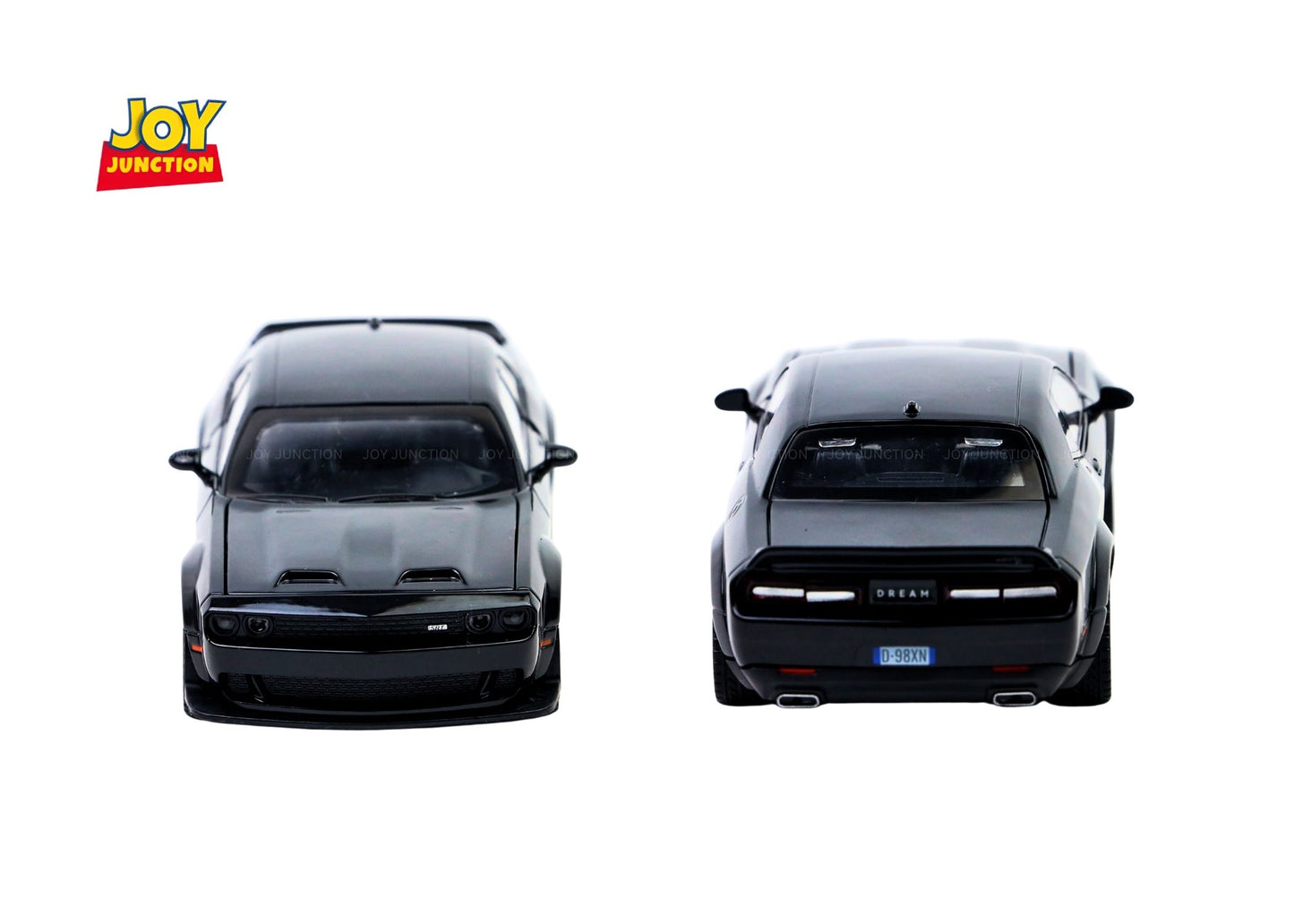 Dodgee Challengerr HellKat 1:32 Scale Diecast Pull Back Toy Car with Openable Doors, Lights & Engine Sound