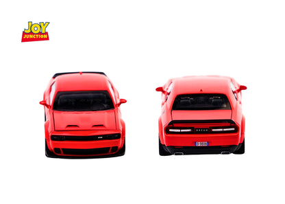 Dodgee Challengerr HellKat 1:32 Scale Diecast Pull Back Toy Car with Openable Doors, Lights & Engine Sound